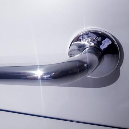 Imagem de Barra de Apoio para Banheiro Alumínio Polido 70 cm