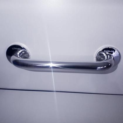 Imagem de Barra de Apoio para Banheiro Alumínio Polido 80 cm