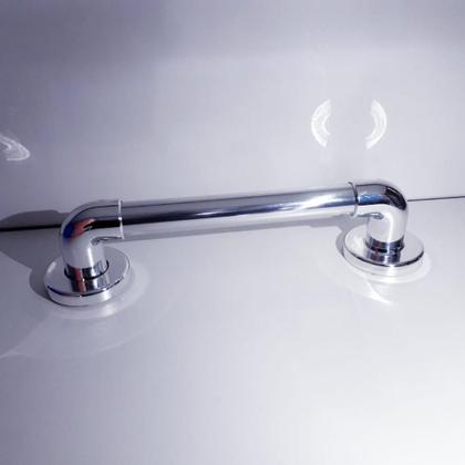 Imagem de Barra de Apoio para Banheiro Alumínio Polido Leve 30 cm