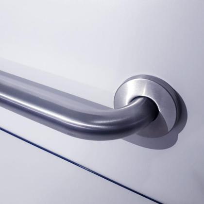 Imagem de Barra de Apoio para Banheiro Inox Escovado 50 cm