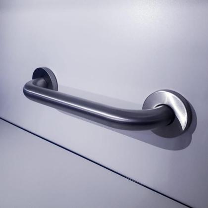 Imagem de Barra de Apoio para Banheiro Inox Escovado 80 cm