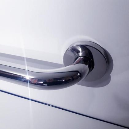 Imagem de Barra de Apoio para Banheiro Inox Polido 45 cm