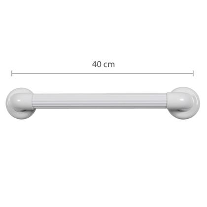 Imagem de Barra de apoio reta 40cm em pvc com diâmetro de 36mm astra até 150 kg