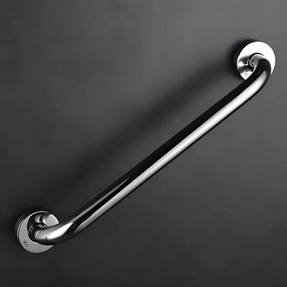 Imagem de Barra de Apoio Reta 80cm Banheiro Alça de Segurança Suporte Antiqueda Idoso Gestante Criança Deficiente Corrimão Inox Parede PCD
