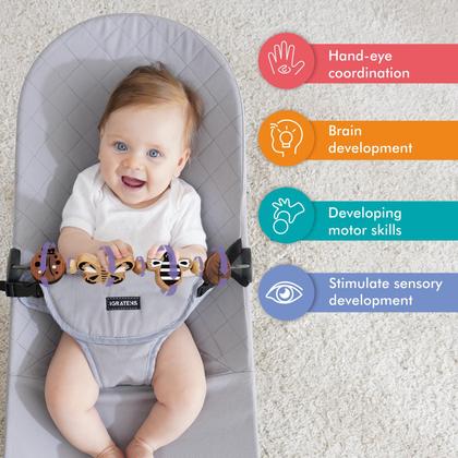 Imagem de Barra de brinquedos Baby Bouncer iGratens para Baby Bouncer Soft & Bliss
