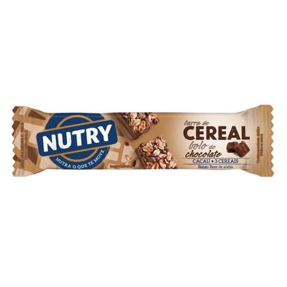 Imagem de Barra de Cereais Nutry Bolo de Chocolate 24 Unidades 22g