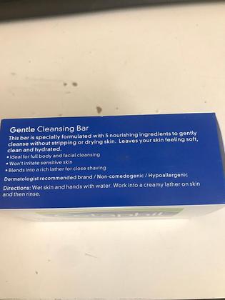 Imagem de Barra de limpeza Cetaphil Gentle, pacote com 9, 127 g, sensível a seco