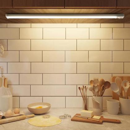 Imagem de Barra De Luz Com Sensor Inteligente De Led 80cm 3000mah quente,frio e neutro