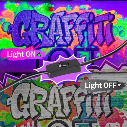 Imagem de Barra de luz preta ISUERFY 45W, pacote com 4, cabo de 6 pés e interruptor IP66