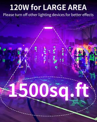 Imagem de Barra de luz preta LED ISUERFY 120W 110V com interruptor e cabo de 1,8 m