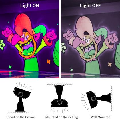 Imagem de Barra de luz preta TigQiang 120W IP66 à prova d'água com plugue+interruptor