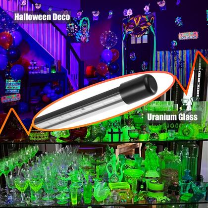 Imagem de Barra de luz preta USB NEWREACH, pacote com 2 cabos LED portáteis de 5 pés