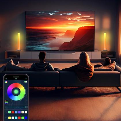 Imagem de Barra de luz RGB Barhootao Smart LED para sala com 213 modos