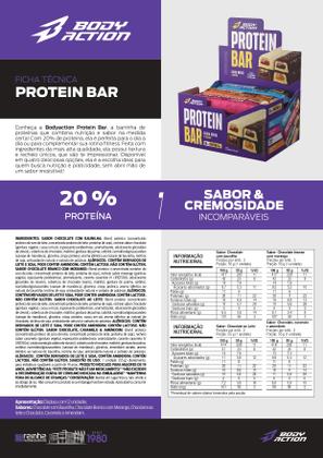 Imagem de Barra De Proteína Cx 12 Unid. Snacks Protein Bar Bodyaction