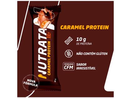 Imagem de Barra de Proteína Nutrata Caramel Protein 45g 12 Unidades