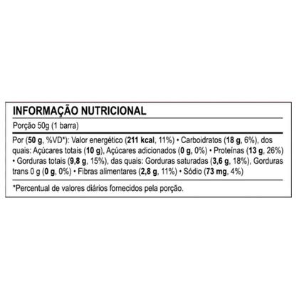 Imagem de Barra de Proteína Pincbar Beijinho Clara de Ovos Uva Branca Amendoim Coco Chocolate Branco 50g