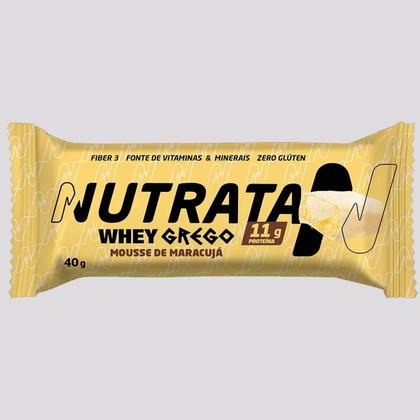 Imagem de Barra de Proteína Whey Grego Bar Nutrata - 12 unidades