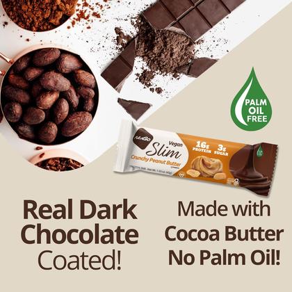 Imagem de Barra de proteínas NuGo Slim Chocolate Amargo e Trufa de Framboesa 17g
