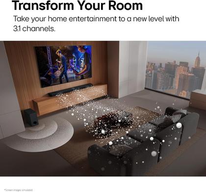 Imagem de Barra de som LG S60T 3.1 ch com subwoofer sem fio Dolby Audio