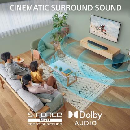 Imagem de Barra de som Sony HT-S400 2.1ch com subwoofer sem fio preta