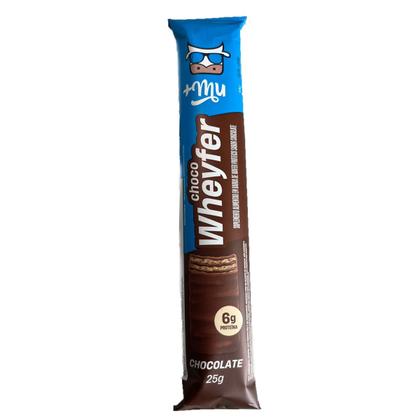 Imagem de Barra De Wafer Choco Wheyfer Sabor Chocolate Caixa 12 Unidades 25g +Mu