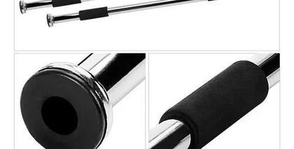 Imagem de Barra Flexível Exercício Treino Regulável Fixa Porta