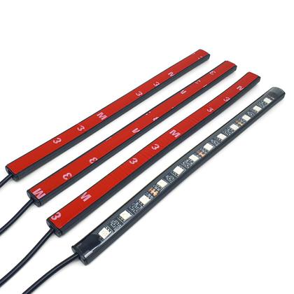 Imagem de Barra Led Neon RGB Interno Ford Edge 2007 2008 2009 2010 Luz Interna Controle Por App Aplicativo Tunning Automotivo Carro Barato