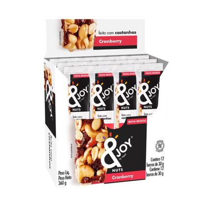 Imagem de Barra Nuts &Joy Cx 12 Unidades de 30g - Sabores
