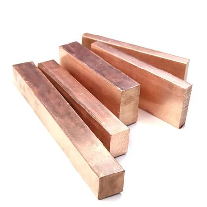 Imagem de Barra Plana De Cobre Vermelho T2 De Alta Qualidade 500mm, Placa De Cobre 99,95% Pura Para CNC DIY,