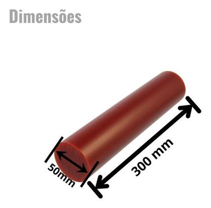 Imagem de Barra Poliuretano Pu Ø 50 Mm X 300 Mm 90 Shore Tarugo
