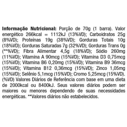 Imagem de Barra Proteina Doce Havanna Protobar Nutrata 8 Un x 70g