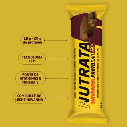 Imagem de Barra Proteína Protobar Havanna 9 Unidades Nutrata