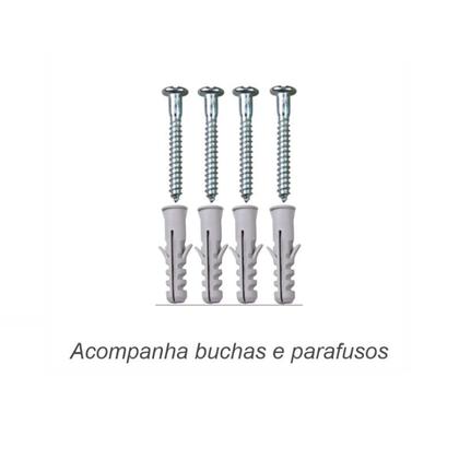 Imagem de Barra Segurança Lateral Apoio C Pé Banheiro Deficiente Idoso