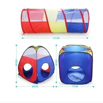 Imagem de Barraca 4 Em 1 Cabana Toca Túnel Infantil Criança