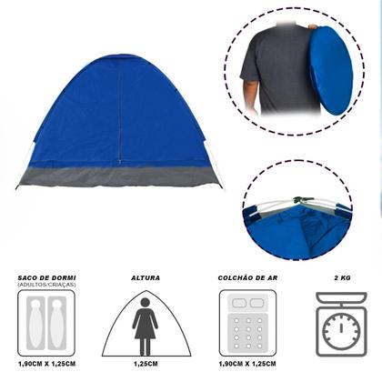 Imagem de Barraca 4 Lugares Pessoas Camping Iglu Acampamento Camping