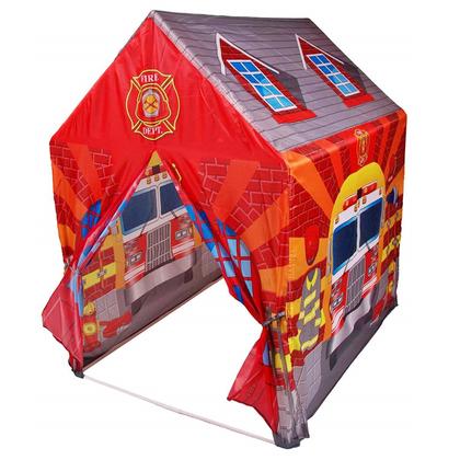 Imagem de Barraca Cabana Infantil Estação Bombeiro Vermelha Menino - Dm Toys