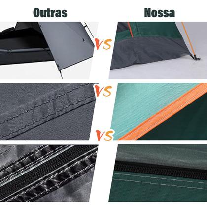 Imagem de Barraca Camping De até 4 Pessoas A Prova D'agua Anti-Mosquito Abertura Rápida Expansão Automática
