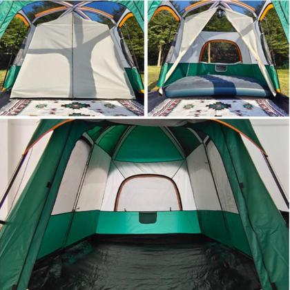 Imagem de Barraca Camping Grande Impermeável 9-12 Pessoas Acampamento