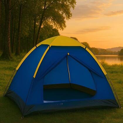 Imagem de Barraca Camping Iglu Impermeável Para Até 4 Pessoas Acampamento