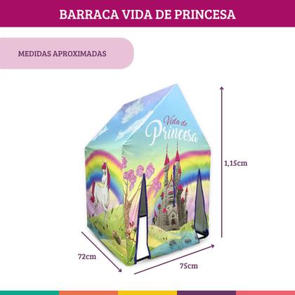 Imagem de Barraca Casinha Infantil Vida de Princesa Cabana Grande