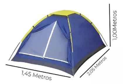 Imagem de Barraca De Camping Acampamento Mor Iglu 2 Pessoas - Ref 9033 - Medidas 2,05x1,45x1,00 Metros