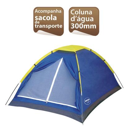 Imagem de Barraca Iglu 4 Pessoas Camping Acampamento Colchão Casal Mor