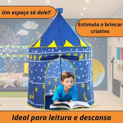 Imagem de Barraca Infanti Castelo Princesa Tenda Cabana Menina Menino