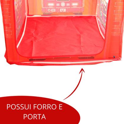 Imagem de Barraca Infantil Bombeiro com Bolsa de Transporte BW133B - Importway