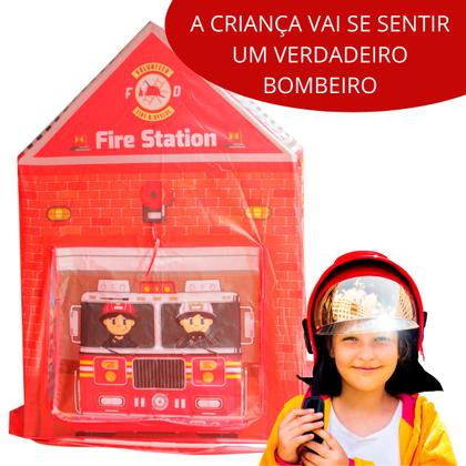 Imagem de Barraca Infantil Bombeiro com Bolsa de Transporte BW133B - Importway