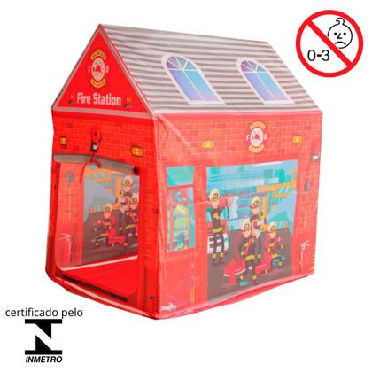 Imagem de Barraca Infantil Bombeiro com Bolsa de Transporte BW133B - Importway