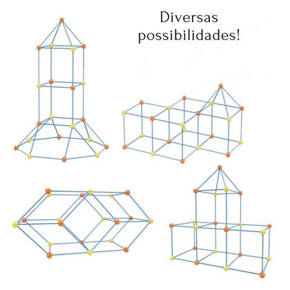 Imagem de Barraca Infantil Cabana Brilha no Escuro Cabaninha Iluminada Tenda Casinha Menino Menina