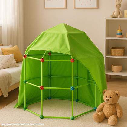 Imagem de Barraca Infantil Cabana Multi Montagens Tenda Tridimensional