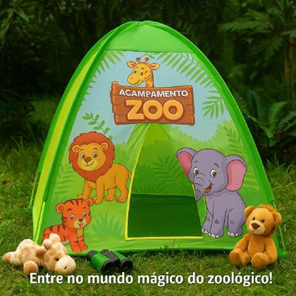 Imagem de Barraca Infantil Cabana Tenda Criança Safari Floresta Zoo