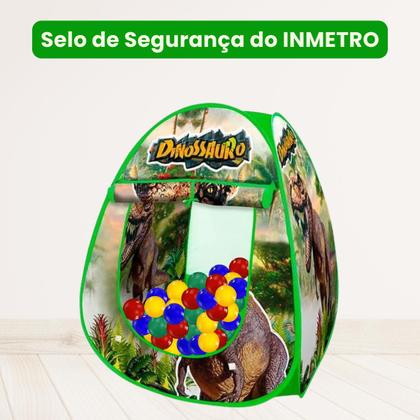 Imagem de Barraca Infantil Dobrável + 50 Bolinhas  Brinquedo Portátil Educativo para Crianças de 3 a 8 anos - Diversão Garantida!